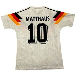 Adidas Retro 1990 Germany Soccer Jersey Lothar Matthaus #10 - NEW WITH TAGS 💯⚽️🔥